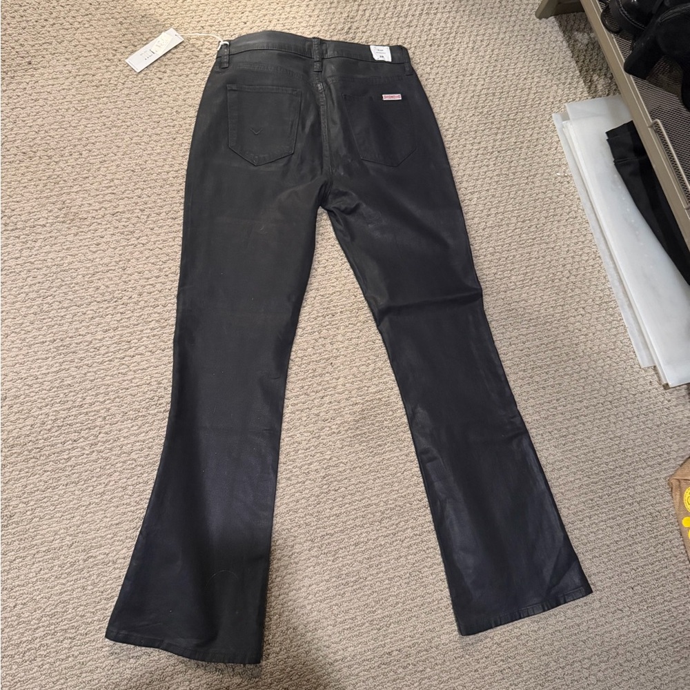 Hudson Jeans Black Flare Pants
